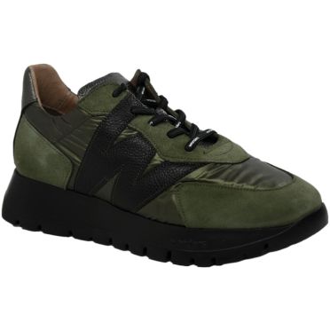 Sneakersy Modne Wonders A-2464 Trend Alga Khaki