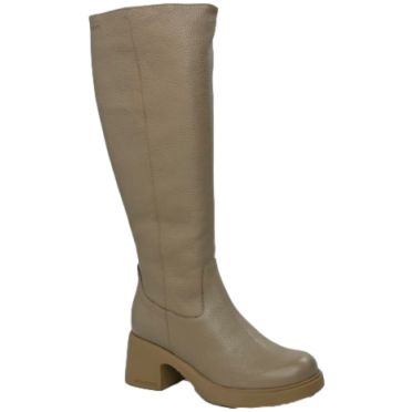 Kozaki Stylowe Wonders E-7106 Wild Taupe Skóra Naturalna