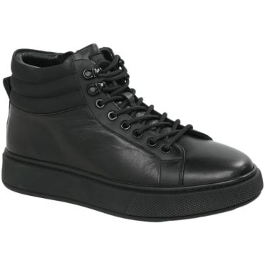 Sneakersy Modne Venezia D13B1R18-1 Black Skóra Naturalna