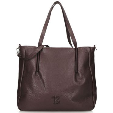 Torebka Toscanio F119 Bordo D54 Skóra Naturalna