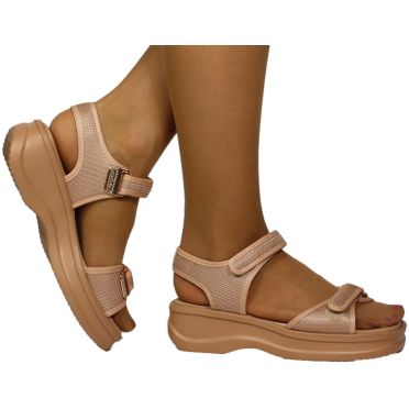 Sandały Stylowe Azaleia 18451 Vera Therapy  AG360 Brown_TN