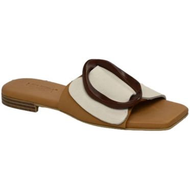 Klapki Stylowe Venezia R018LEWHOBK144 Biały Skóra Naturalna