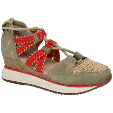 Sandały Wygodne GiosEppo 74272 Beige GrisWold Skóra Naturalna