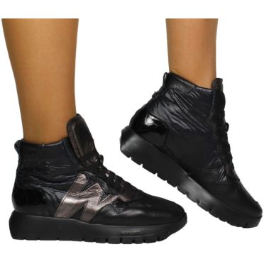 Botki Modne Wonders A-2493 Negro Plom 
