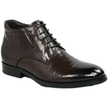 Trzewiki Eleganckie John Doubare H35B-51-132 Coffee Skóra naturalna
