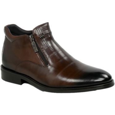 Trzewiki Eleganckie John Doubare H13C-C26-A77 Coffee Skóra naturalna