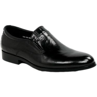 Mokasyny Stylowe John Doubare T45-165-AB55 Black Skóra Naturalna 