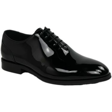 Półbuty Eleganckie John Doubare T256-242-A126 Black Skóra Naturalna