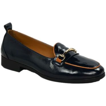 Mokasyny Stylowe Venezia V467-01627-04N Granat Skóra Naturalna