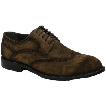 Półbuty Eleganckie John Doubare A288-B23-WX18 Khaki Skóra Naturalna