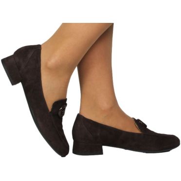 Mokasyny Stylowe Emis Z8484/F009 Brąz  Skóra Naturalna 