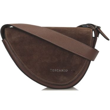 Torebka Toscanio G87 Brąz D21 Skóra Naturalna