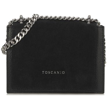 Torebka Toscanio G147 Czarny  Skóra Naturalna