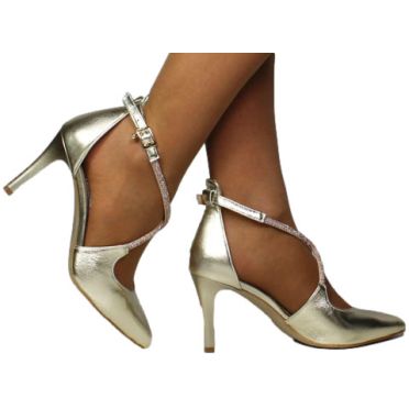 Czółenka Eleganckie Prestige 2281/SZP Zł-Lico Skóra Naturalna