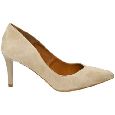 Szpilki Eleganckie Prestige 2106/SZP Naturalny Zamsz