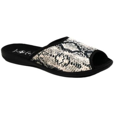 Pantofle Damskie Skarbek 857 Czarny Comfort Fit