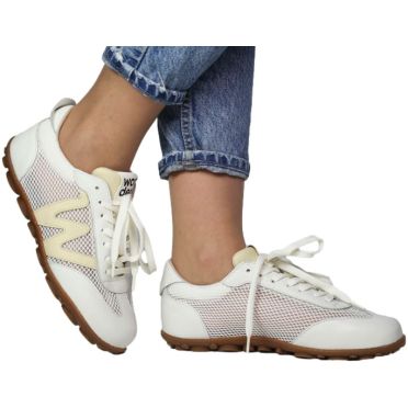Sneakersy Wonders AP-2101 Wildv Mash 2970 Bianco