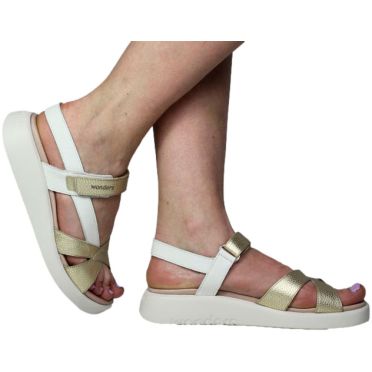 Sandały Wonders C-6552 Max Platino Max platino