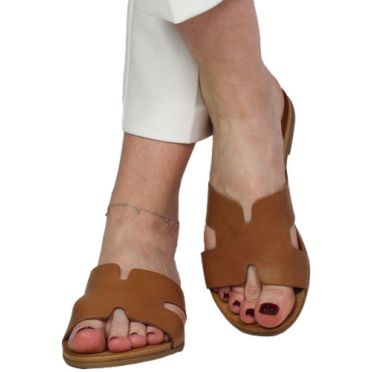 Klapki Boccato 030.02.0660 Coconut Skóra Naturalna