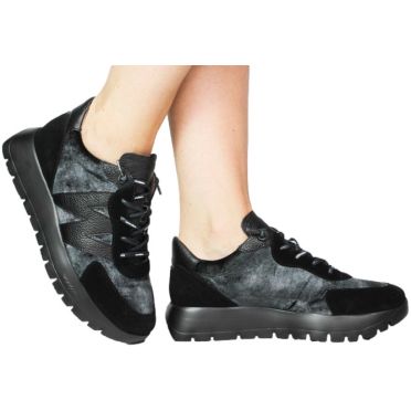 Sneakersy Wonders A-24111 Trend Negro Tej.Negro 